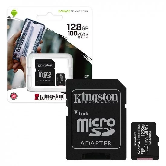 Carte mémoire micro SDXC 128Go | Kingston
