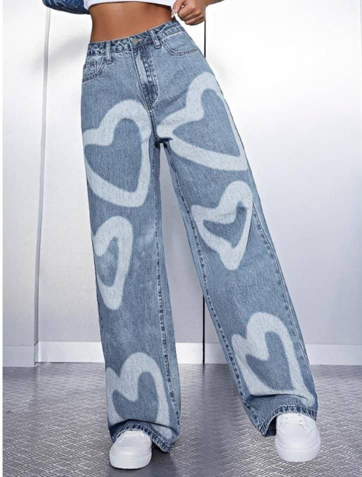 Jean Large Pour Femmes