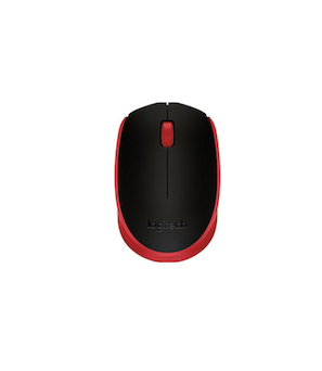 Souris sans Fil Logitech M170 - Noir/Rouge