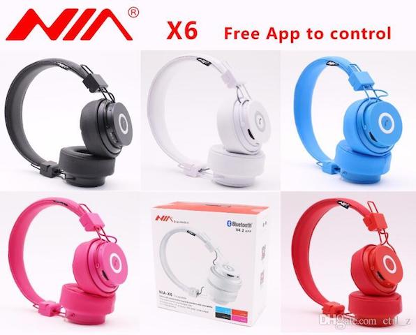 Casque NIA X6 Bluetooth Stéréo sans Fil