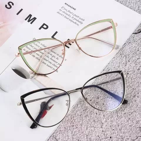 Lunettes Anti Blue Pour Femme  De Lecture Yeux De chat Pour Femmes, Marque De Luxe, Monture Blanche Et Noire, Prescription Optique, Monture, Nouvelle Collection