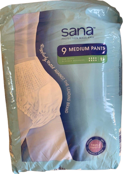 Culottes D'incontinence Sana - Medium Lot De 9 Couches Pour Adultes