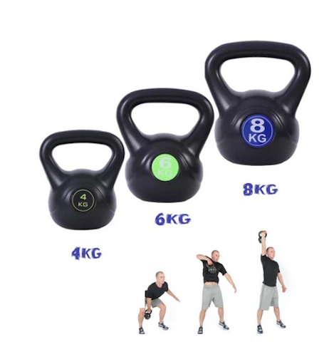 Kettlebell Haltere a Boules 4Kg - 6Kg - 8Kg