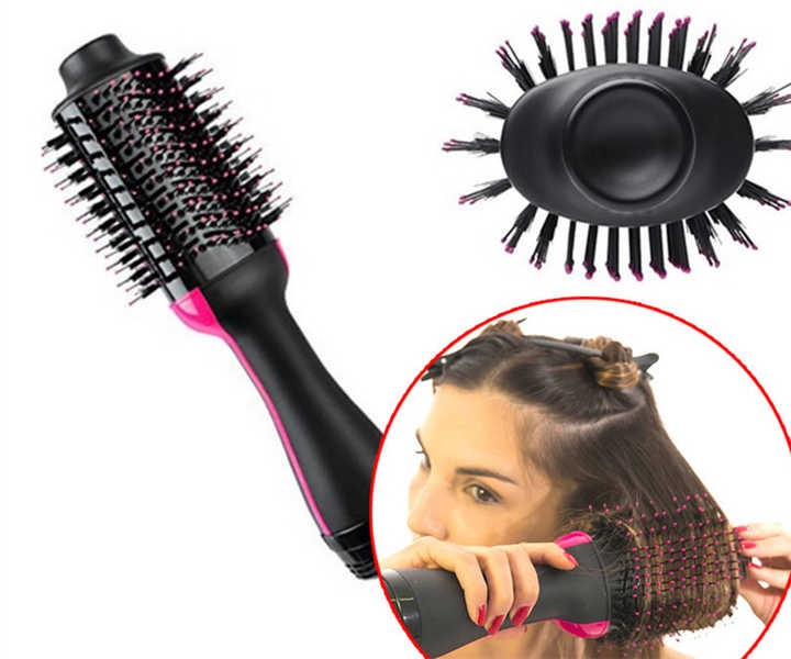 Sèche Cheveux Multifonctionnel 3 En 1 Sèche Cheveux, Brosse Et Lisseur