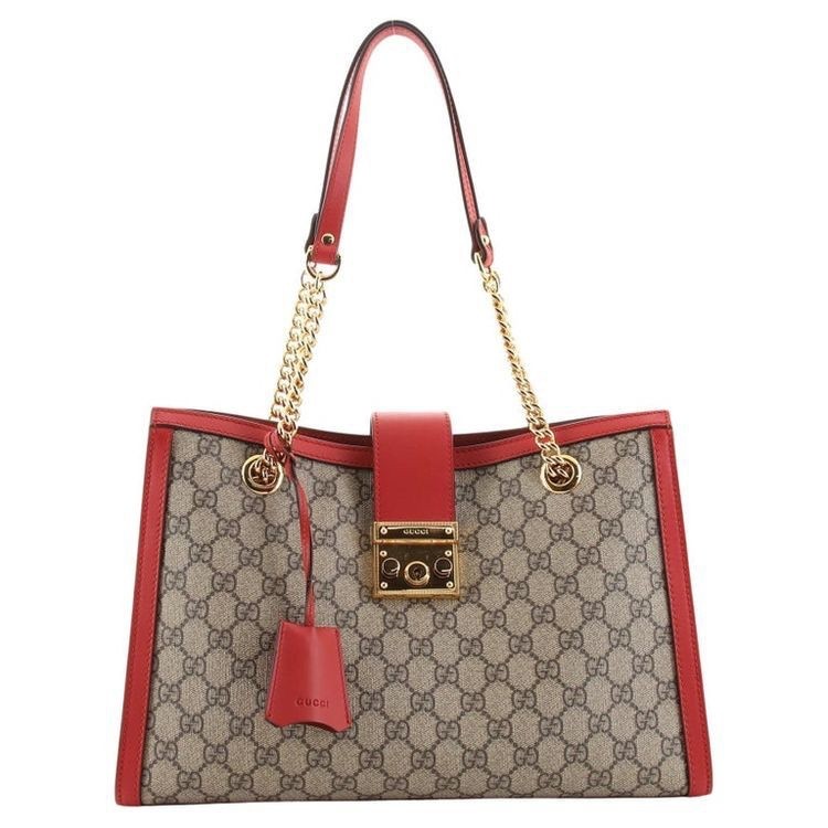 Sac A Epaule Padlock A Motif GG Taille Moyenne Femme De Coloris Neutre