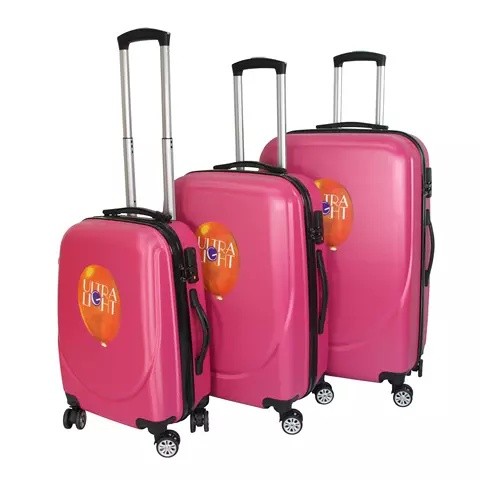 Generic Lot De 3 Valises De Voyage Incassables – 23 Kilogrammes, 20 Kilogrammes Et 10 Kilogrammes En Coque