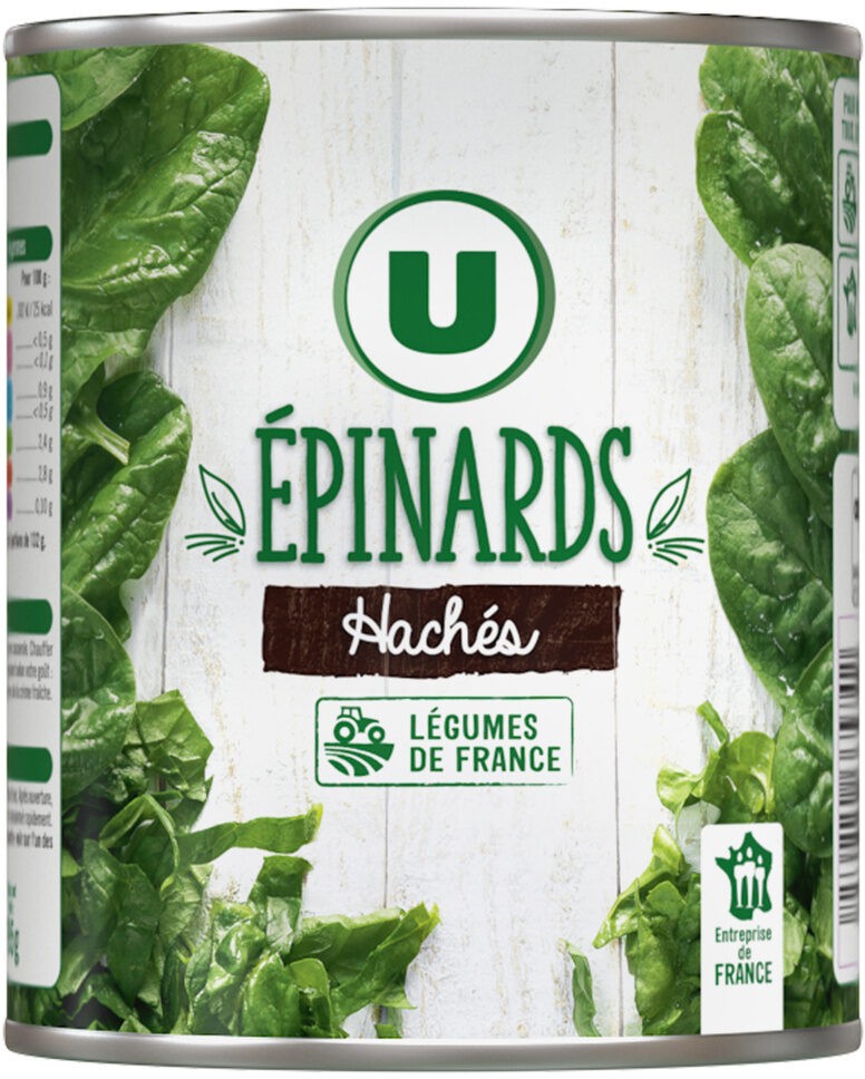 Epinards Hachés Légume De France