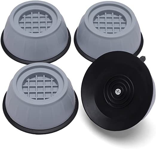 4 Pièces Support De Machine À Laver Antibruit, Anti-vibrations Pour Laveuse Et Sécheuse Support De Table D'armoires
