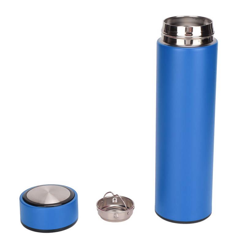 Bouteilles D'eau Isolées, Bouteille D'eau En Métal Brillante Tasse Bouche Filtre Amovible Pour Le Vélo Pour La Randonnée Pas D'affichage De La Température