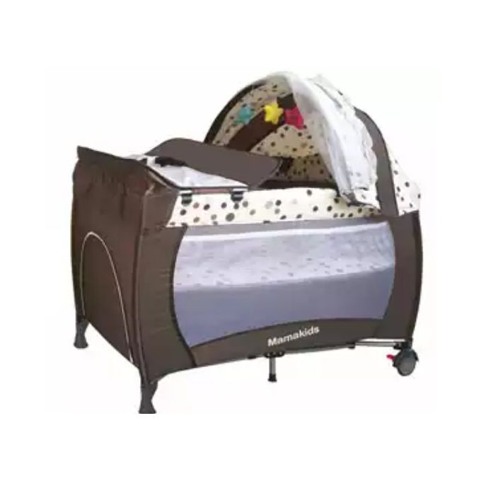 Mama Kids Berceau Pliable Mama Kids Aves Moustiquaire Et Arc De Jeu