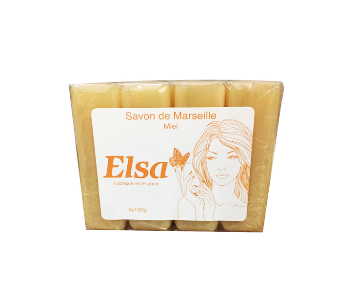Savon de Marseille au Miel Elsa 4x100g