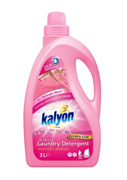 Détergent Kalyon Lessive Liquide  Peut Etre Utilisé Dans Tous Les Types De Machines À Laver,  Convient Egalement Pour Le Lavage Des Mains3L