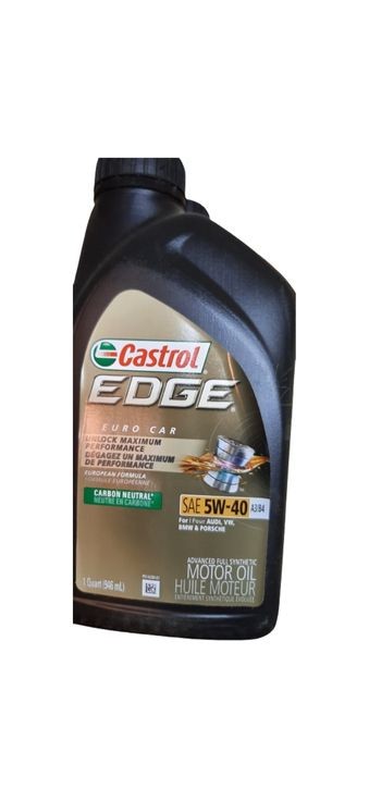 Castrol Edge SAE 5W40 A3/B4, Huile Moteur Castrol Entièrement Synthétique De 946 Millilitre