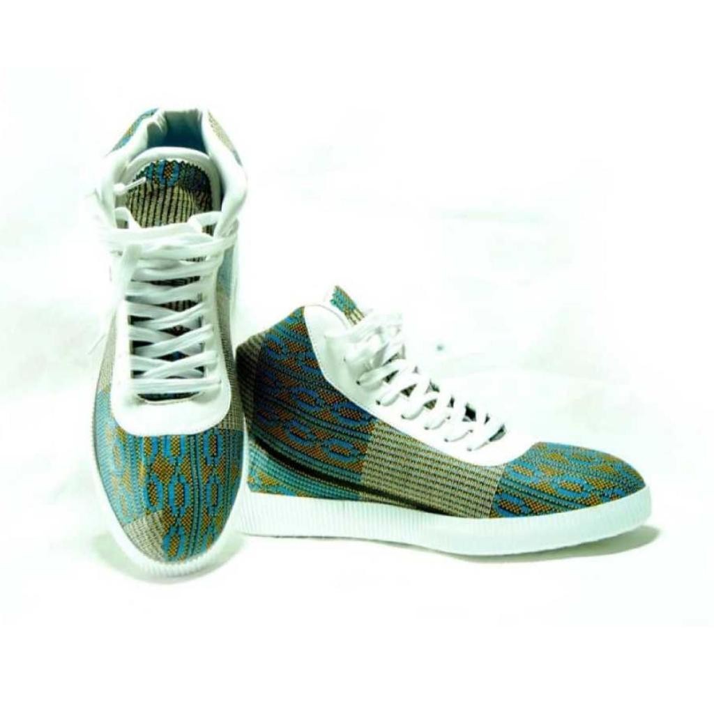 Chaussure Montante Wax Gris sur Commande