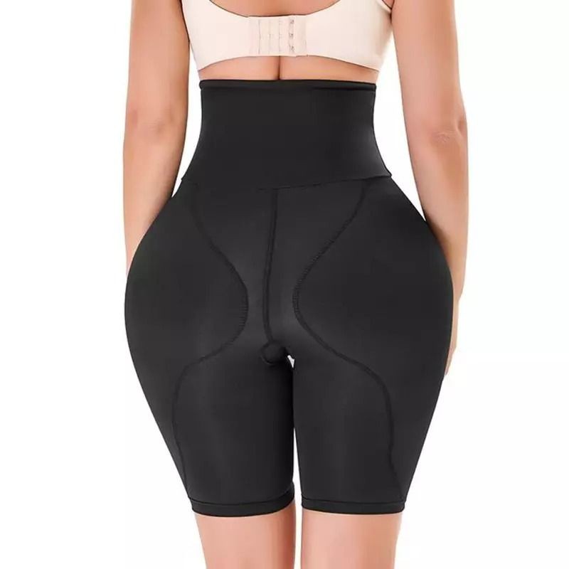 Sous-vêtement Taille Haute Rembourré Pour Femme, Rehausseur De Cuisse, Sous-vêtement Modelant Le Corps, Ceinture De Contrôle Vu VentreShort bbl Rembourage Hanche