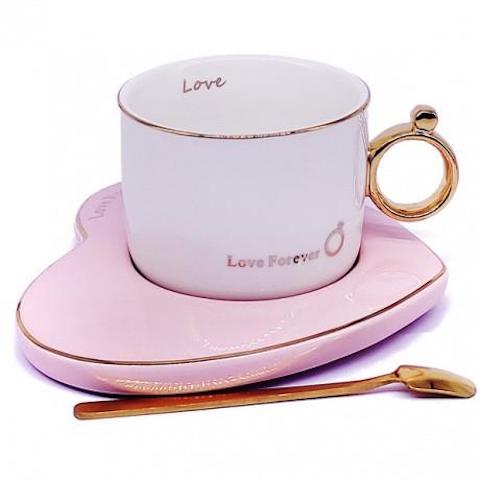 Set de 3 pièces Tasse de Luxe Love