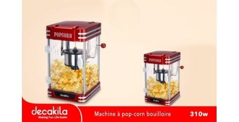 Machine À Pop-corn, Maxi Machine À Pop-corn Au Design Unique, Prépare De Délicieux Pop-corn Chauds En Quelques Minutes