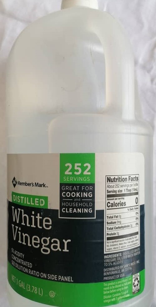 Vinaigre Blanc Distillé Member's Mark (1 gal., 2 pk.)