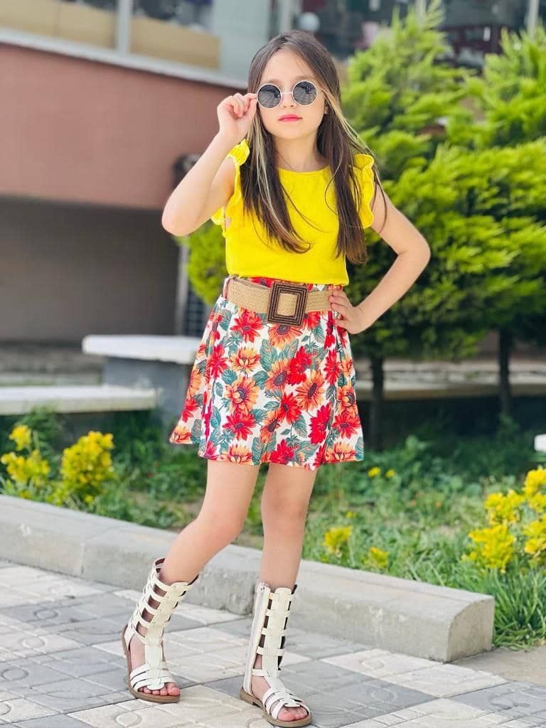 Robe De Princesse Décontractée Pour Filles Âgées De 2 À 13 Ans, En Denim, Avec Motif, En Dentelle, Manches Courtes, Pour Enfants