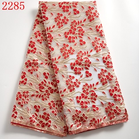 Brodé 100% Coton 5 Yards Mode Tabaski