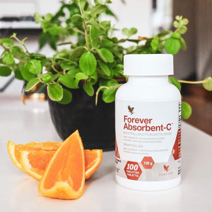 Forever absorbent-c, Favorise Une Peau Saine, Puissant Antioxydant.