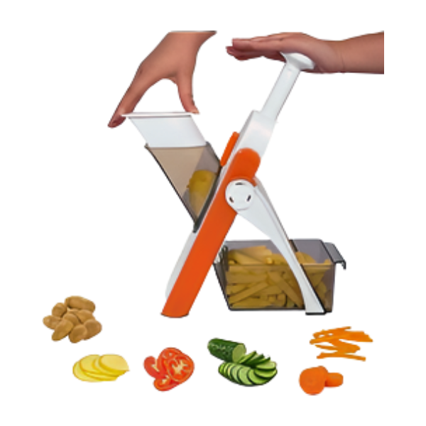 Mandoline De Cuisine Mandoline Multifonctions Manuelle Coupe Légumes Multifonction Lame En Acier Inoxydable Orange