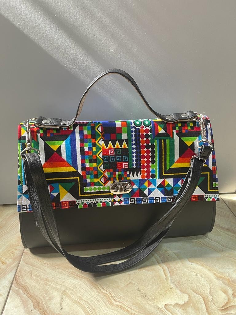 Sac Main Tradi Moderne En Tissu