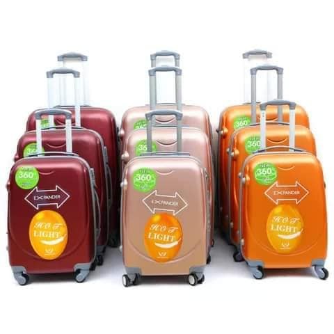 Generic Lot De 3 Valises De Voyage Incassables – 23 Kilogrammes, 20 Kilogrammes Et 10 Kilogrammes En Coque