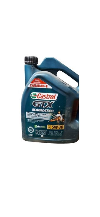 Huile Moteur Castrol GTX Magnetec SAE 5W-30 Huile Moteur Entièrement Synthétique, 5 Litres