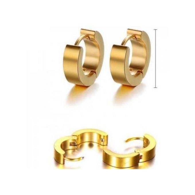 Boucles D’Oreilles Belle Dame Plaqué   Dorée