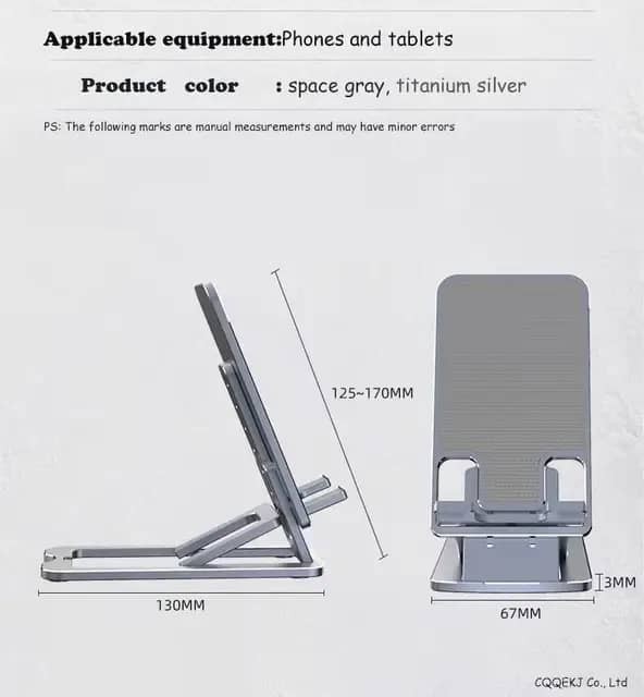 Support Universel Super Fin Pour Téléphone Portable Et Tablette, En Alliage D'aluminium ABS, Hauteur Réglable