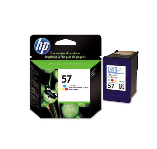 Cartouche dimpression 3 couleurs HP Nº 57 (17 ml) - C6657A
