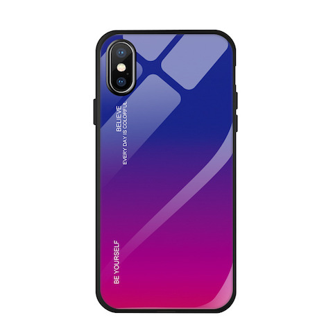 iPhone XS Max Coque - Gradient Tempered Glass