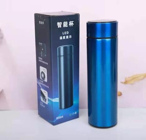 Bouteille D'eau En Acier inoxydable, Thermos Intelligent Avec Affichage De La Température, Pour Voyage, Sport, Maison, 1 Pièce