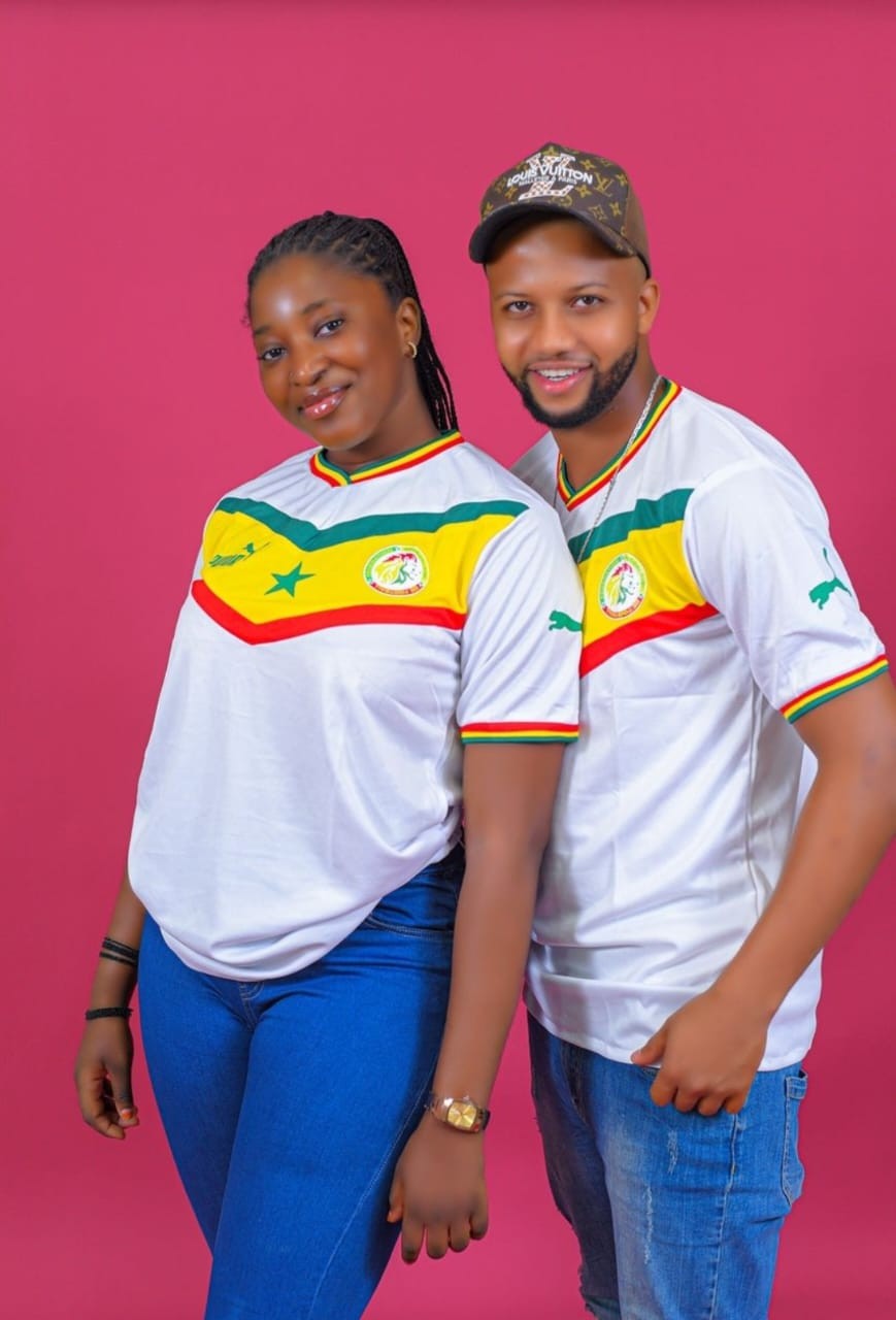 Maillot De L'équipe Nationale Du Sénégal Original, Nouvelle Maillot, Sans Numéro Maillot Avec Étoil