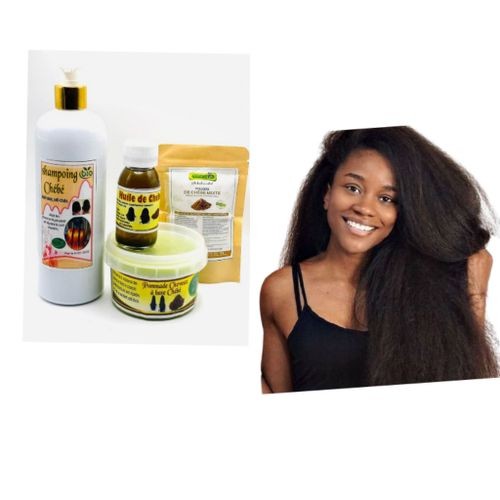 Generic Gamme a base de chébé-shampoing 500ml-huile 60ml-creme 200g-poudre 50g