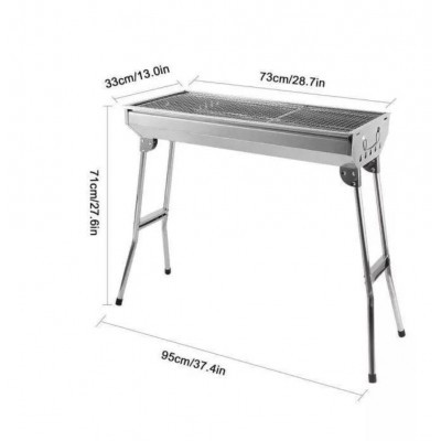 Barbecue Portable a Charbon avec 5 Bols en Verre Offert