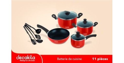 Matériels De Cuisson 11 Pièces, Revêtements Anti-adhésifs, Sans Induction Électromagnétique