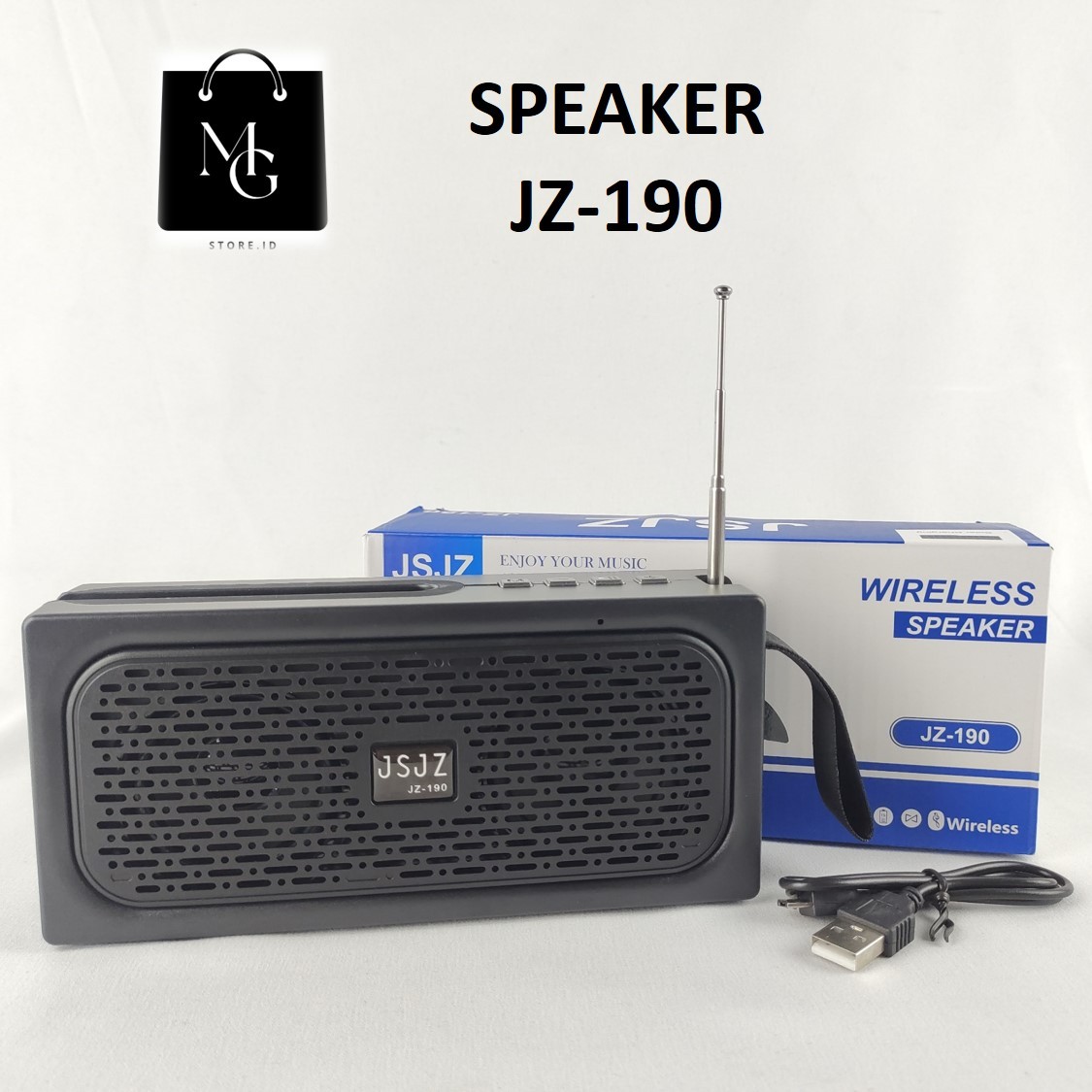 Haut-Parleur Bluetooth Radio Mini / Radio De Poche /FM /USB /AUX JZ-190