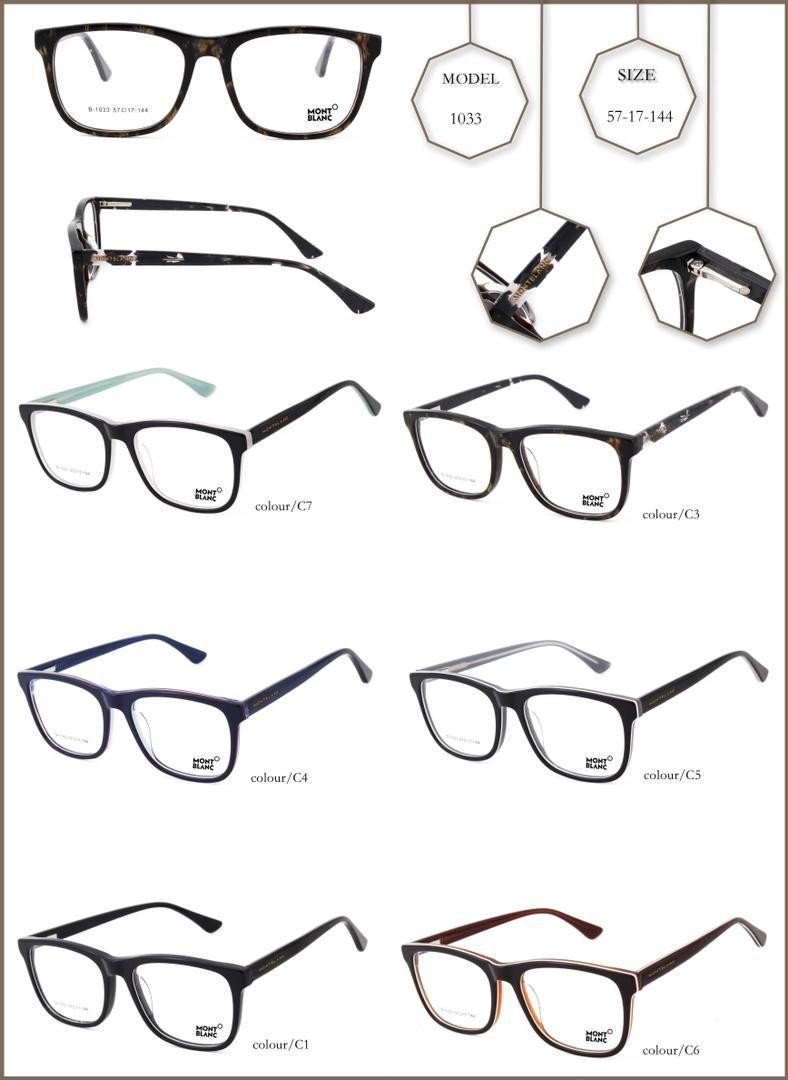 Lunette Verre Mont Blanc Modèle 1033 Size 57-17-144