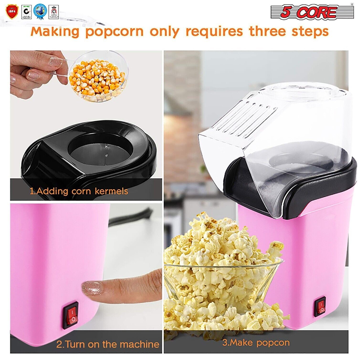 Pop-Corn à Air Chaud