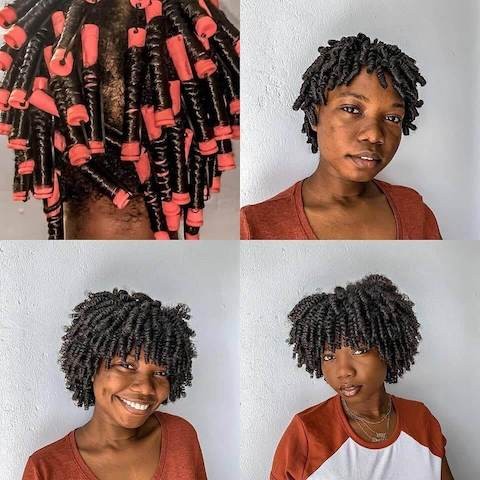 Boucles Cheveux Bigoudis Perms Rods