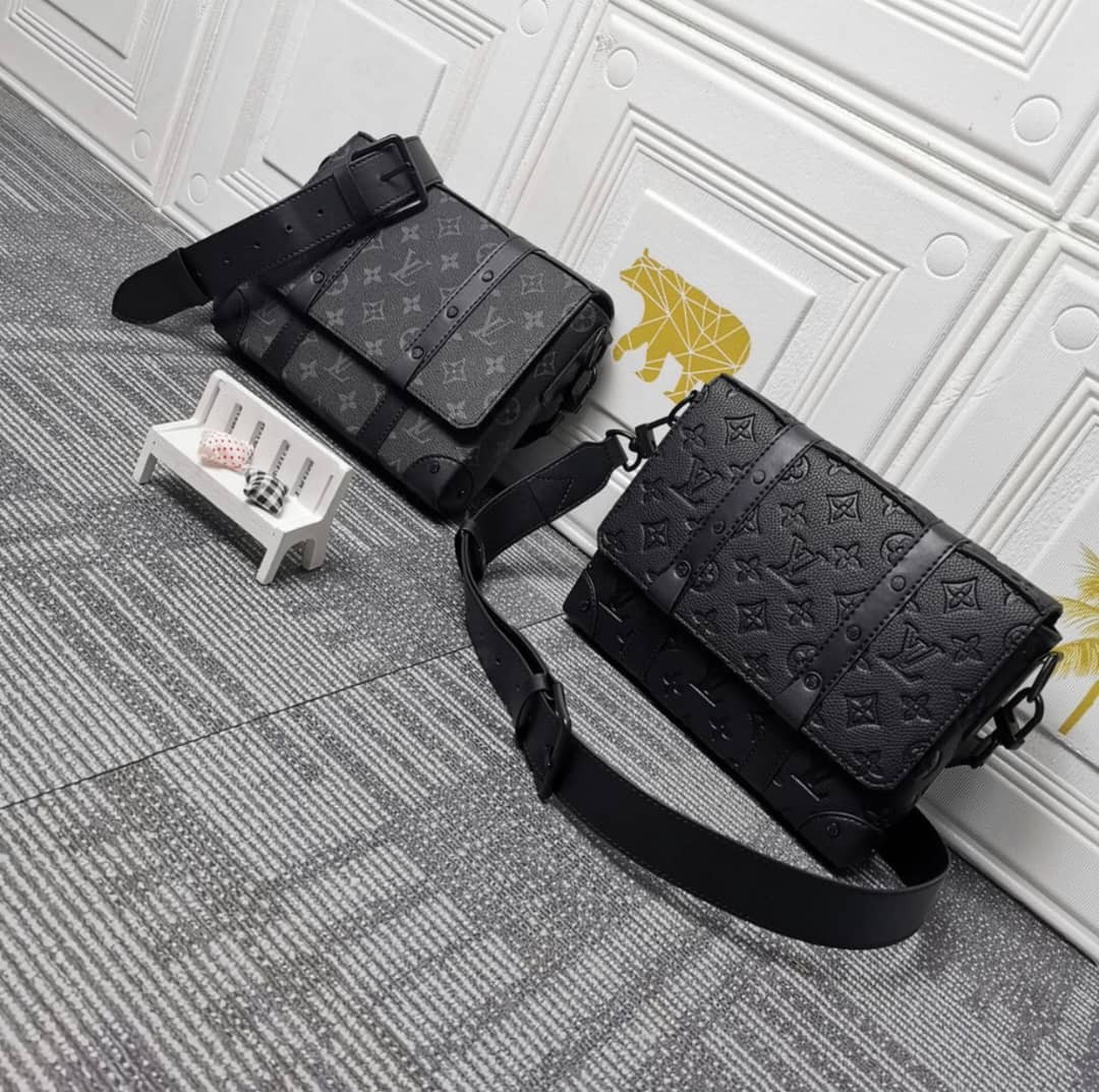 Sacoche Louis Vuitton Trunk Messenger Monogram Eclipse