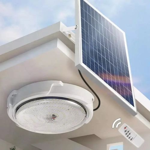 Plafonnier solaire d'intérieur Usine directe avec lampe de lumière solaire télécommandée pour maison 100 watts