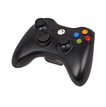 Manette Xbox 360 couleur noir SANS FIL
