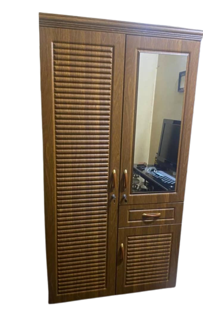 Armoire Importée - 2 Battants En Bois - Marron
