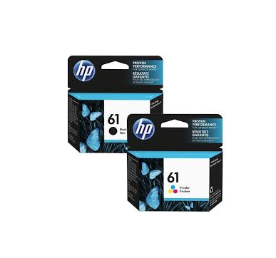 Cartouche D'encre Originale HP 61 CH561WN CH562WN - Noire Et Tri-Couleur