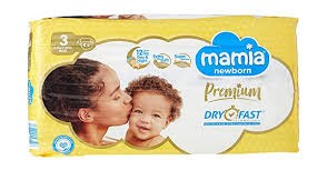 Paquets De 56 Couches, Mamia Nouveau-né Premium 3d (4-9) kg