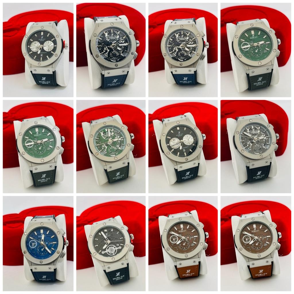 Montre Hublot Authentique Chronographe De Luxe Pour Homme