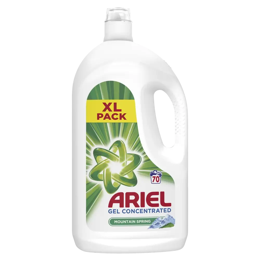 Ariel Gel Mountain Spring 70 lavages Praní Xl Pack
